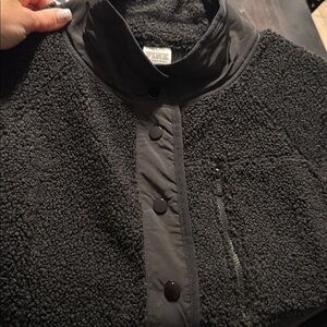 PINK Victoria's Secret Black Teddy Jacket